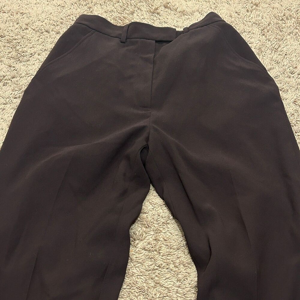 UNIFORM Dress Pants Womens 8 Brown Straight Leg High Waist Lined Career Trousers